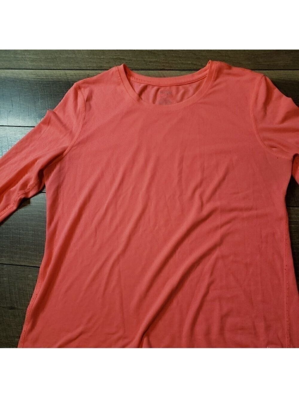 DANSKIN fluorescent pink moisture wicking top
